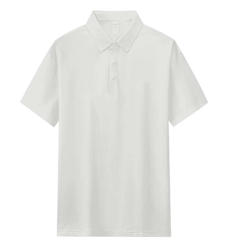 Polo-80支长绒棉半无痕翻领